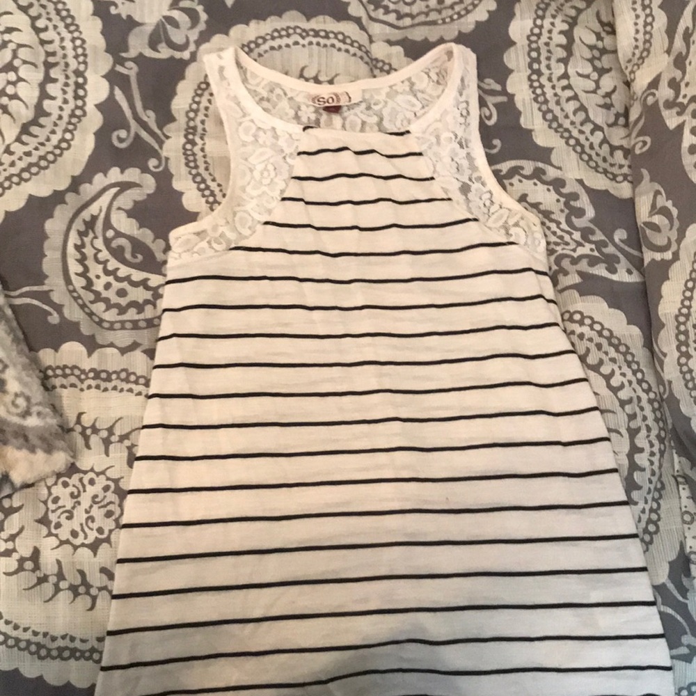 💅🏻Girls striped tank💅🏻